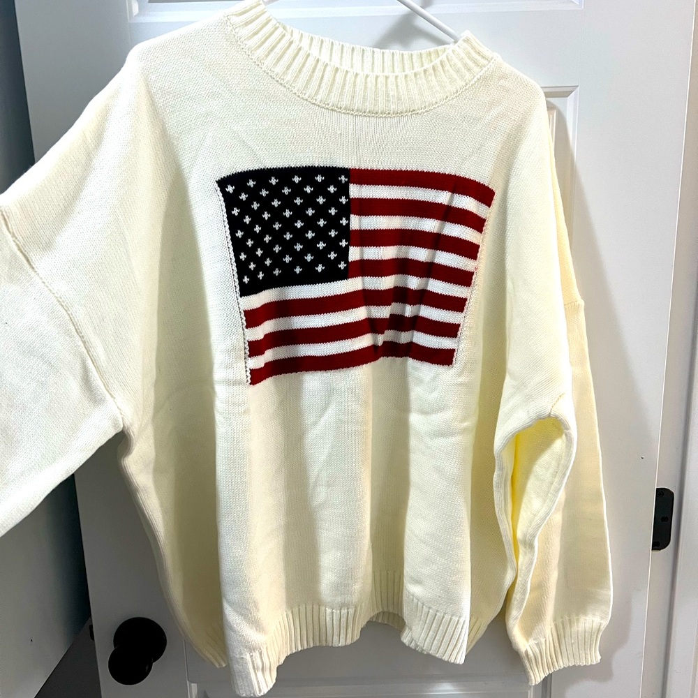 Viral Tick Tok flag sweater